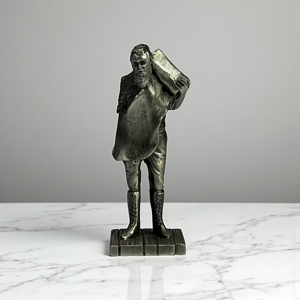 Franklin Mint 1981 Pewter Figurine "High Fashion At The General Store"